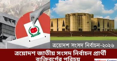 ত্রয়োদশ জাতীয় সংসদ নির্বাচন প্রার্থী এবং ব্যক্তিবর্গের পরিচয়