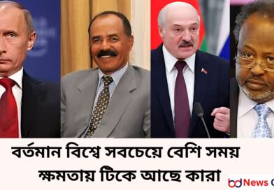 বর্তমান বিশ্বে সবচেয়ে বেশি সময় ধরে ক্ষমতায় টিকে আছে কারা